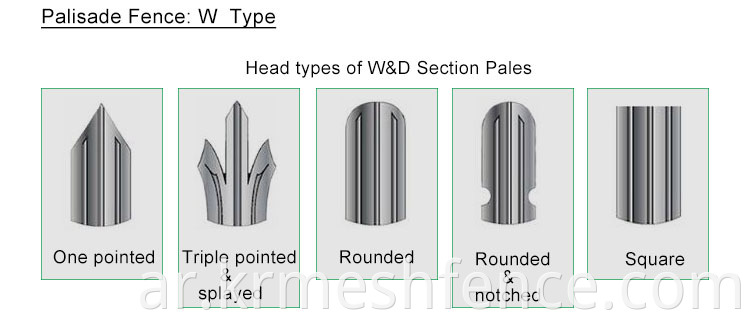 popular Steel palisade fence designs for UK market